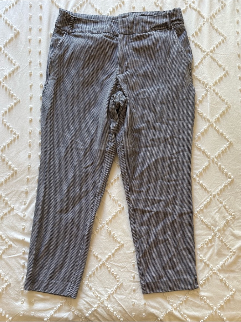 Time and Tru Gray Checkered Slim Dress Pants